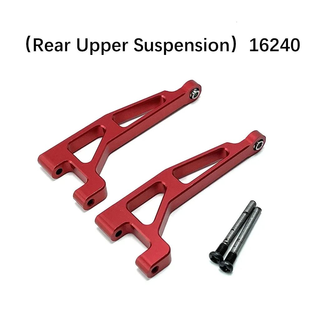 Aluminum Alloy Suspension Arm  Cup Set Upgrade Metal Parts Accessories For Mjx Hyper 1/16 Go  RC Car 16207 16208 16209 H16 H16BM