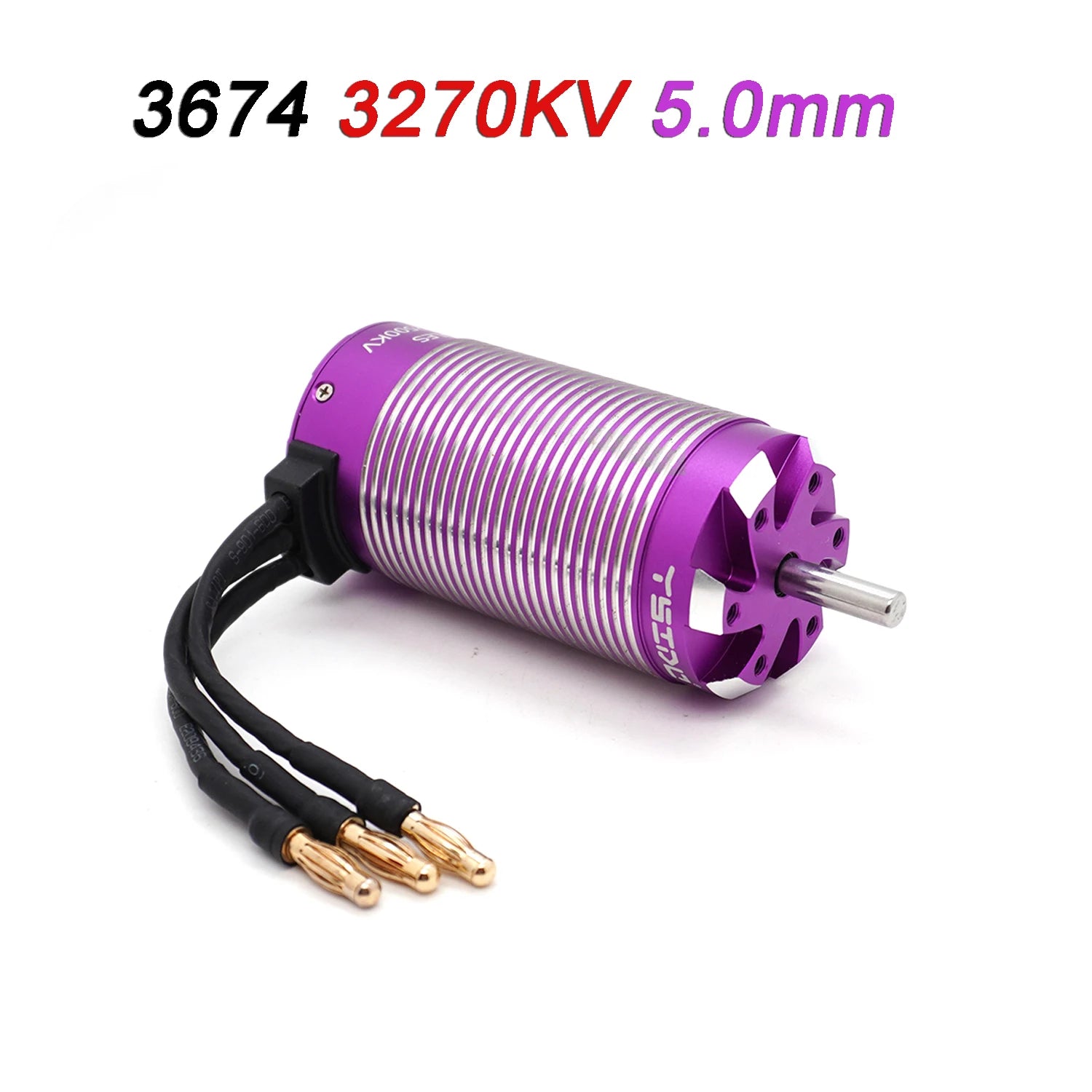 YSIDO Brushless Sensorless Motor 3674/3660/3650 4 Poles for 1:8 1:10 WLtoys HSP Tamiya Traxxas GTR RC Off-Road Racing Buggy Cars