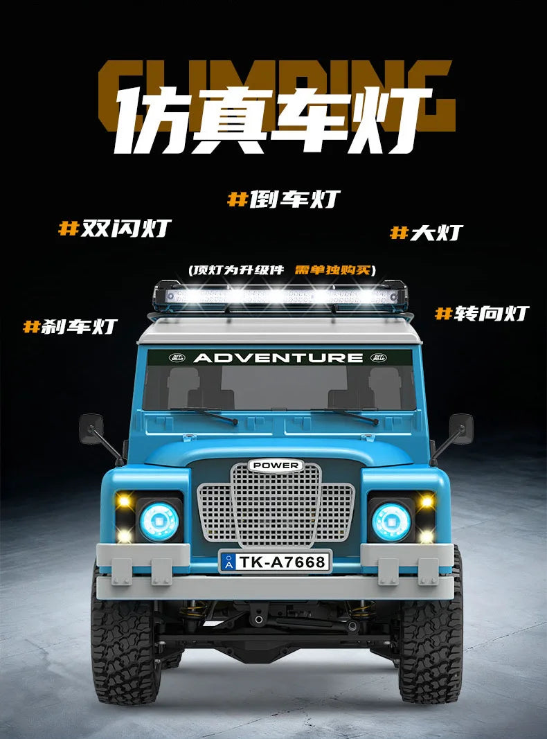 1:10 full scale pickup truck 4X4 professional remote control vehicle Defender simulated off-road climbing vehicle RC CAR