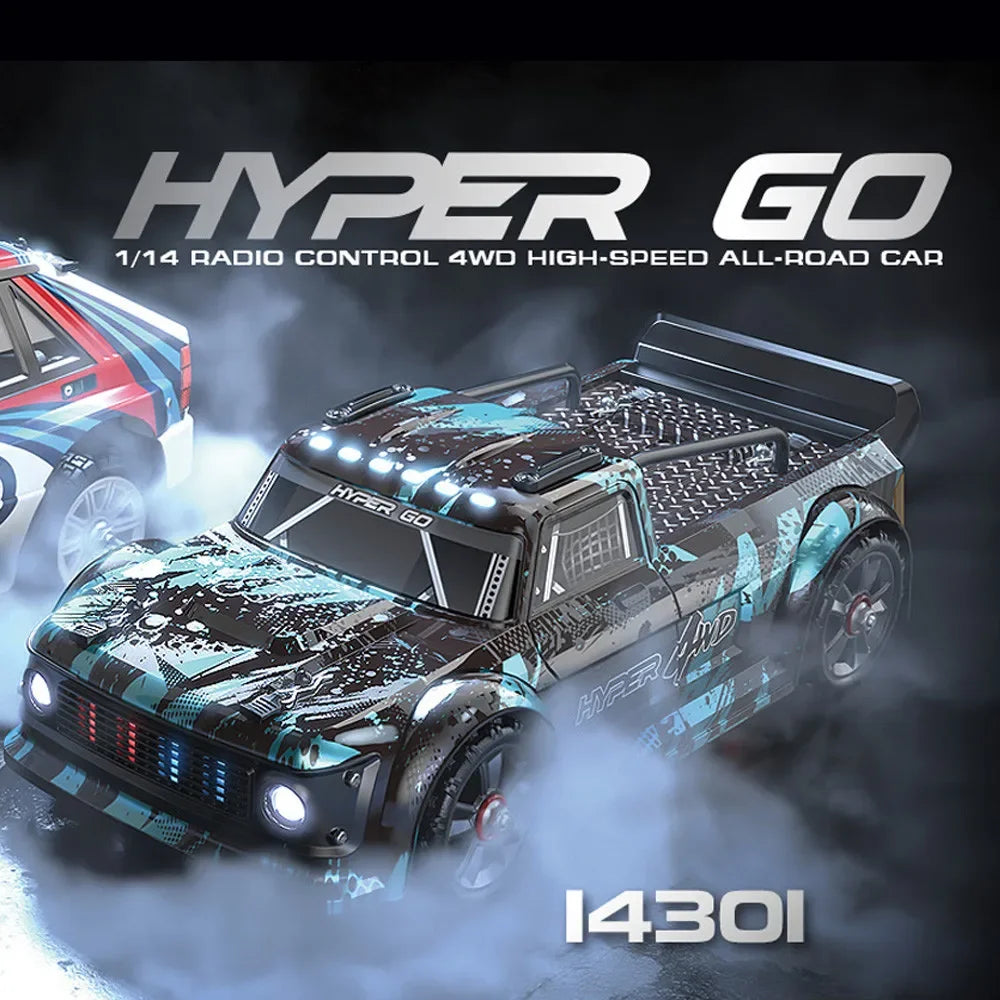 Hyper Go MJX 14301 14302 14303 1 / 14 4WD RC car 65 km / h brushless 2.4G remote control car off road high speed RC cars toys