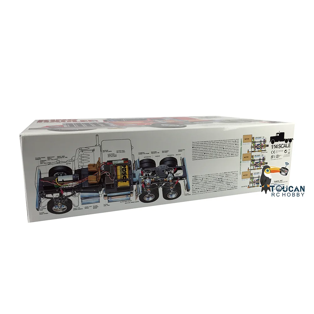 TAMIYA 1/14 Scale 6x4 56301 RC Tractor Truck Model Kit With 540 Motor DIY Assembly Remote Control Cars Model TH18005-SMT6