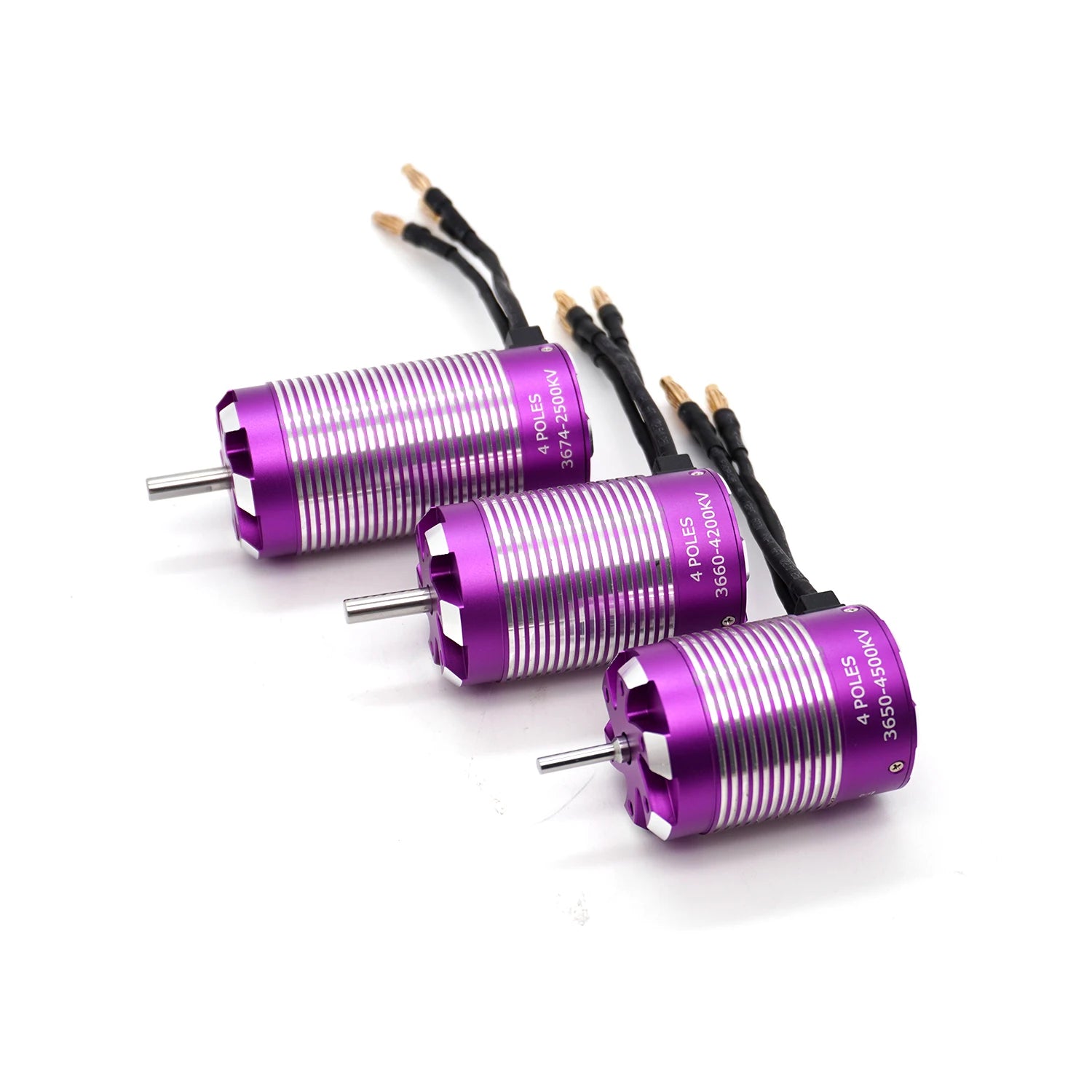 YSIDO Brushless Sensorless Motor 3674/3660/3650 4 Poles for 1:8 1:10 WLtoys HSP Tamiya Traxxas GTR RC Off-Road Racing Buggy Cars