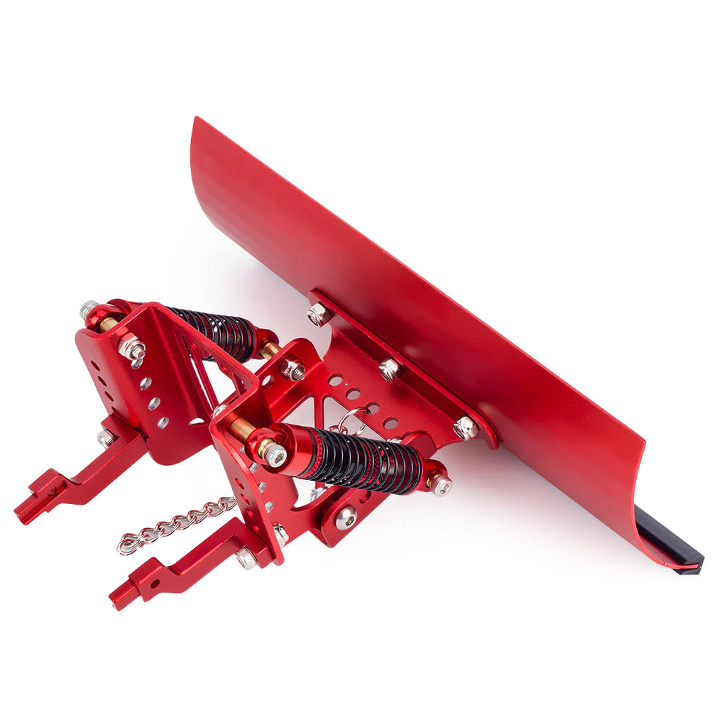 Adjustable Aluminum Alloy Snow & Sand Shovel for 1/18 1/24 RC Crawler - Fits TRX4M & SCX24, Metal Upgrade Shovel Accessory
