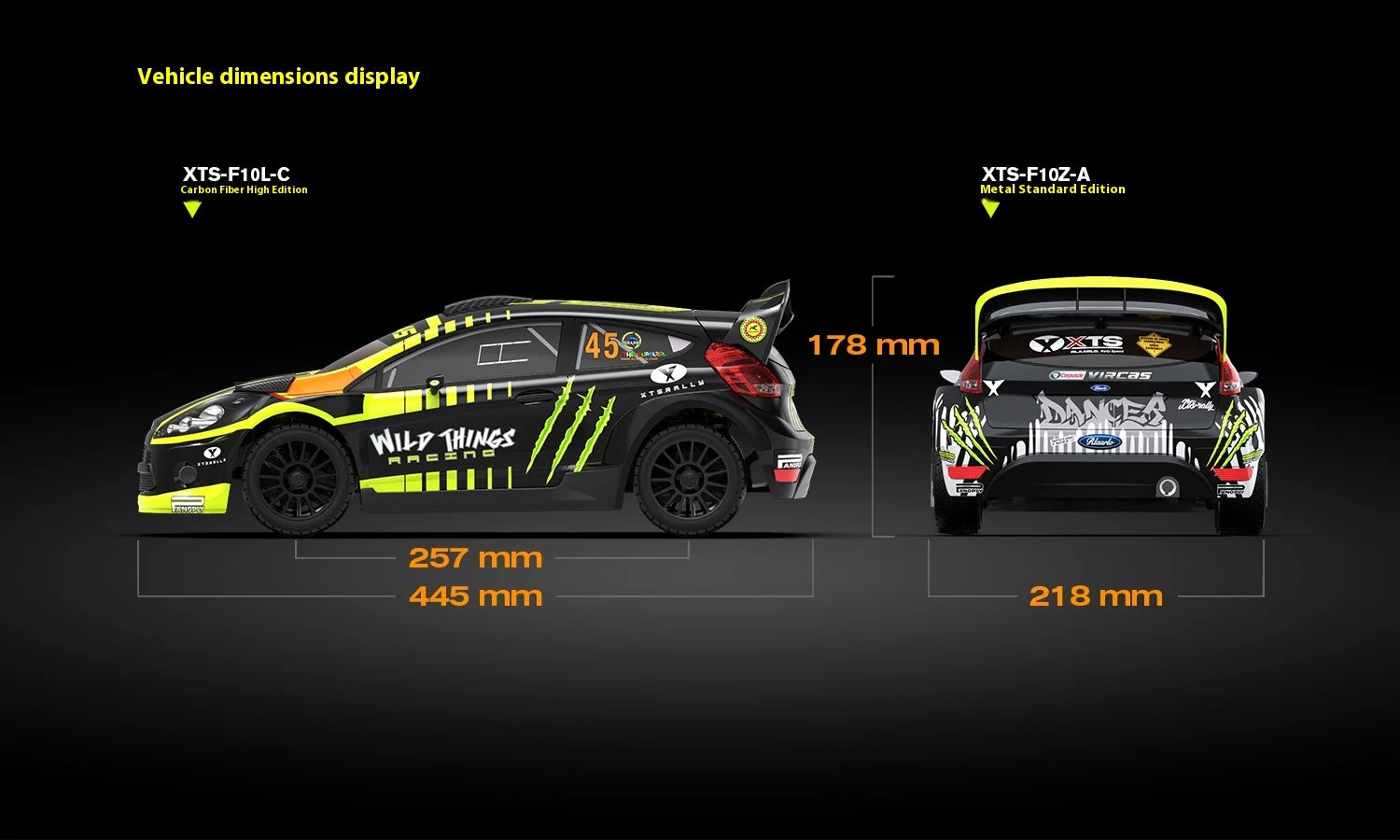 Rc Rally Car 1/10 F10 4wd Rtr Rc Simulation Racing Drift Off-Road Vehicle Model Rally Car 2.4g Remote Control Car Adult Boy Toys