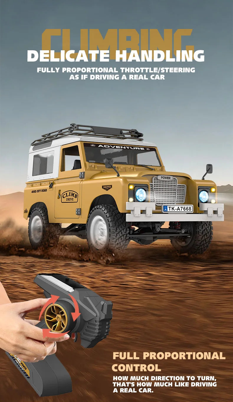 1:10 full scale pickup truck 4X4 professional remote control vehicle Defender simulated off-road climbing vehicle RC CAR