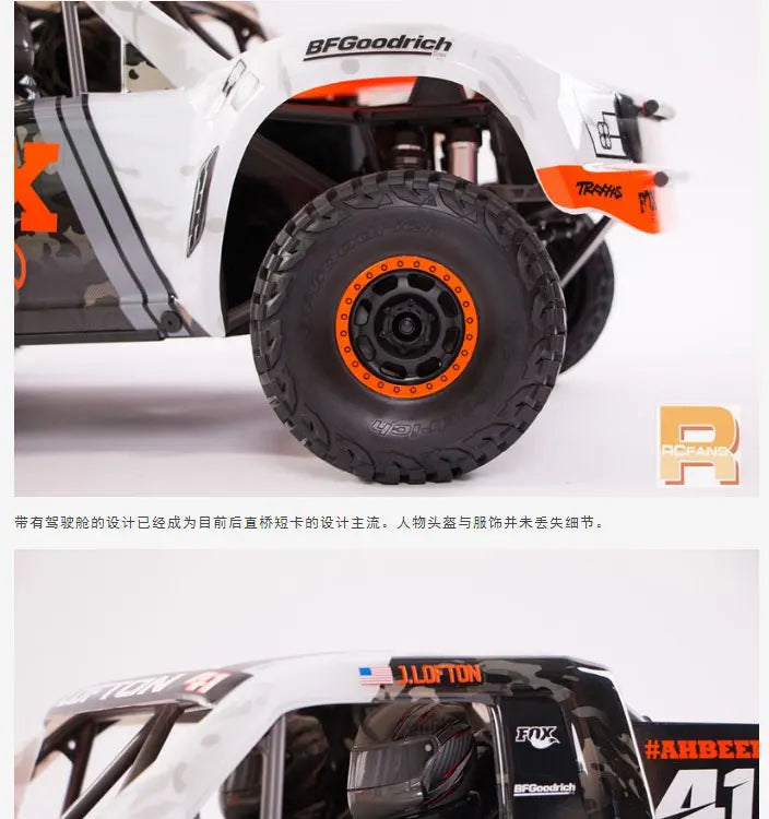 TRAXXAS UDR New RC Car 85086-4 1:7 Scale Brushless Electric Desert Racer with Light Kit, RC Toy Great Gift for Kids and Adults.