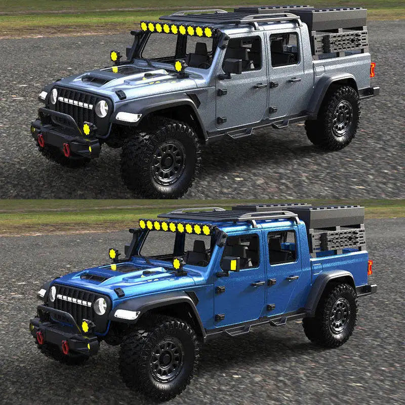 Maker Model CK5812 RC 1/7 Scale Electric 4WD Rock Crawler Truck Remote Control Two Speed Diff Lock Off Road Vehicle With LED Bar
