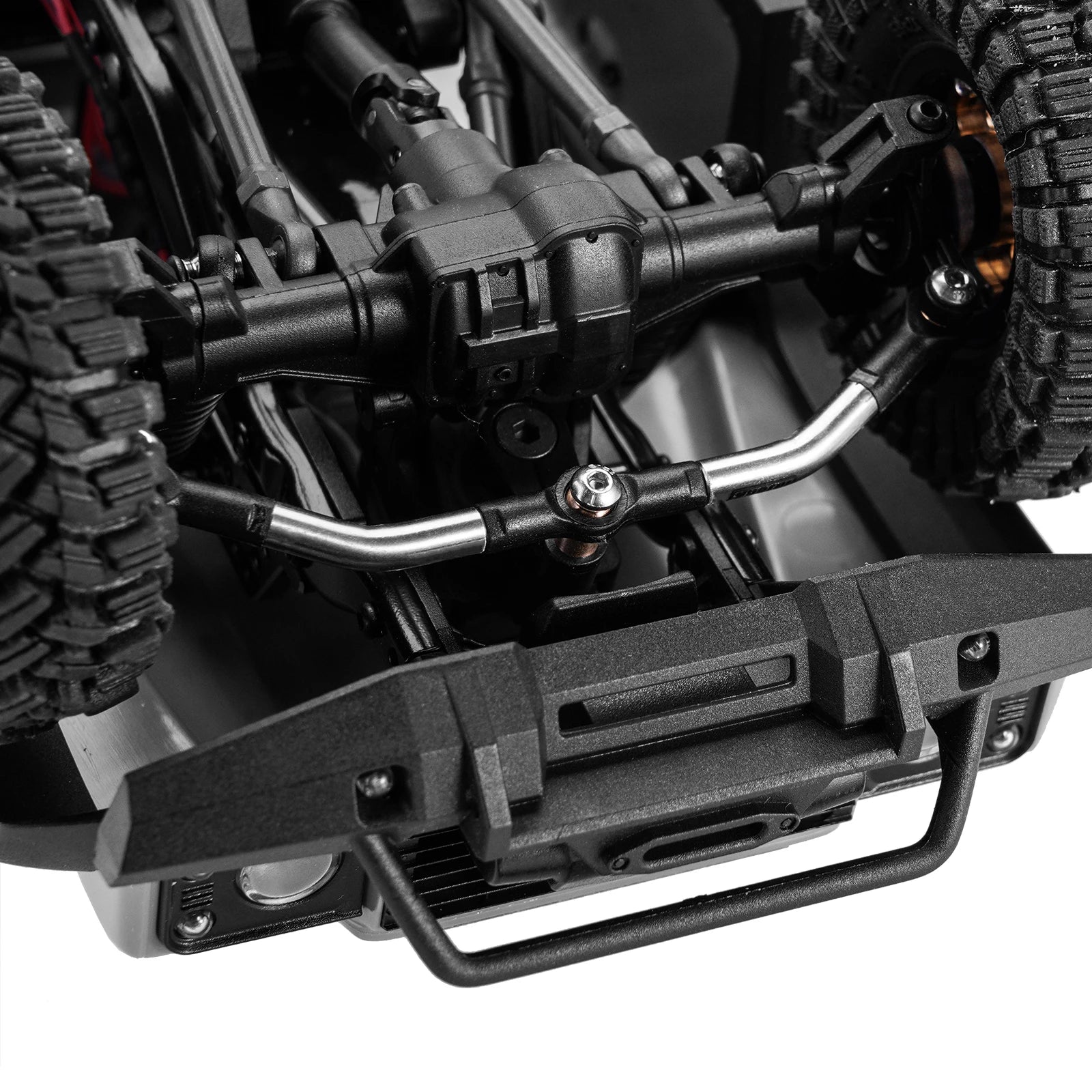 INJORA Stainless Steel High Clearance Chassis Links Steering Link Set for 1/18 RC Crawler TRX4M Defender Bronco (4M-08 4M-57)