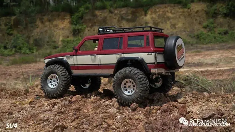 Crorc Su4 1/10 Four-Wheel Drive Rc Car Simulation Remote Control Electric Hard Shell Climbing Off Road Vehicle Model Toy Gift