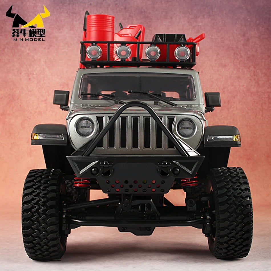 MN MODEL MN128 RC Crawler 4x4 Car 2.4G Climbing Buggy Professional with LED Light Full Scale Remote Control Cars