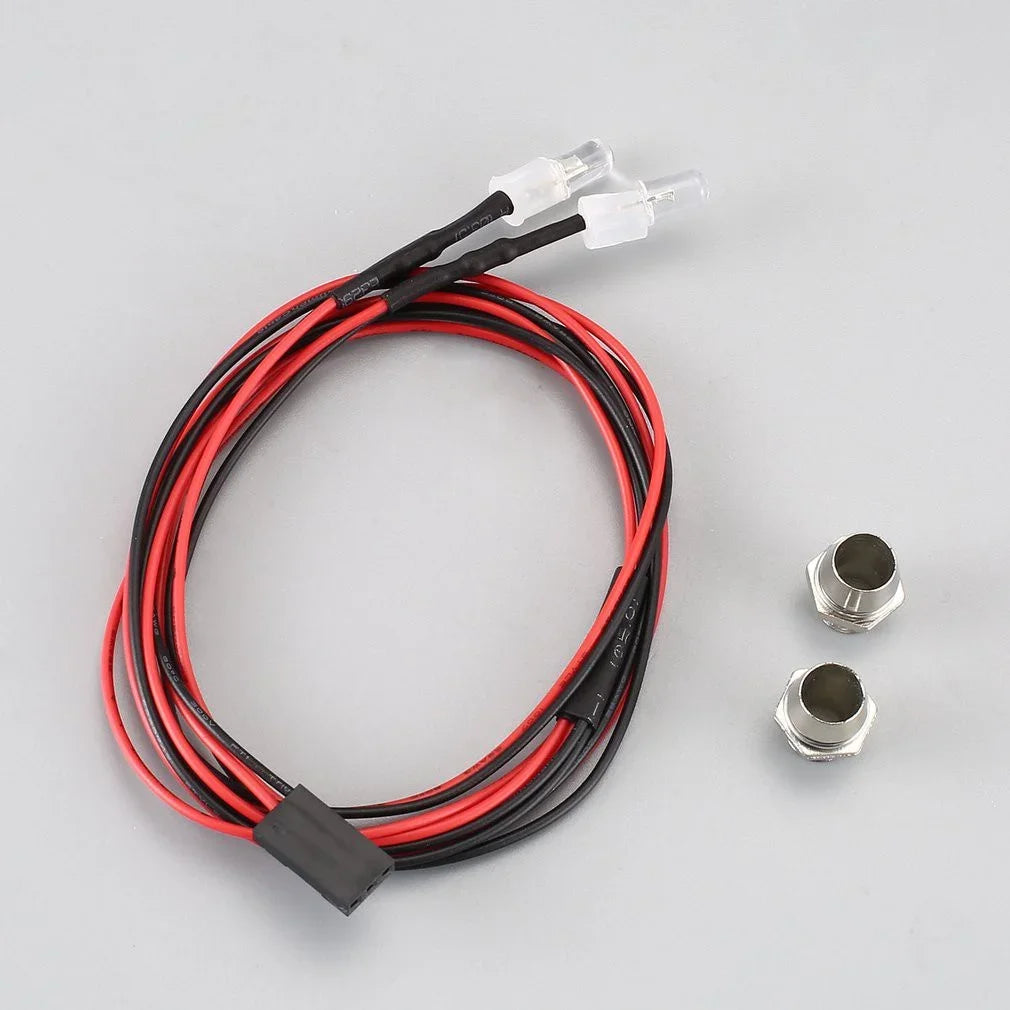 RC LED Light Kit headlamps for 1/10 1/8 1/12 RC Car Truck Crawler Drift Car Headlight Taillight TRAXXAS HSP HPI MN99 MN90