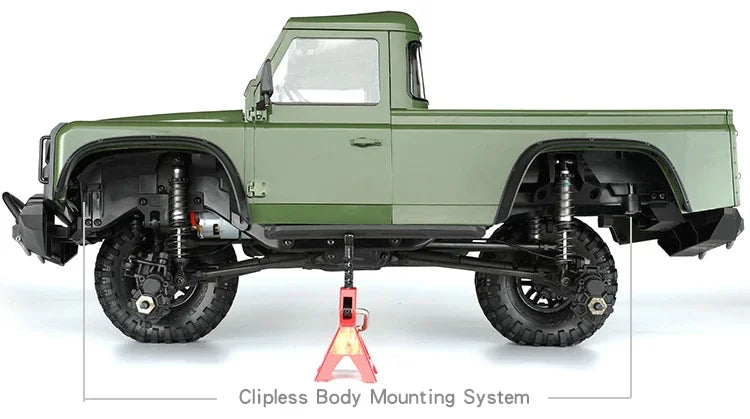 TRX-4 Simulation 324mm Wheelbase 2 Doors Pickup Truck Body Shell for 1/10 RC Crawler Car Traxxas TRX4 DEFENDER RD110 Parts