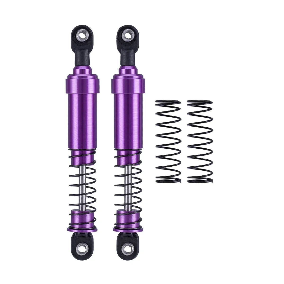 HooCrawler 75mm-115mm Big Bore Shocks with Oil Filled for 1/10 RC Crawler LCG Chassis Cheater Rigs Capra SCX10 TRX4 Gspeed V4
