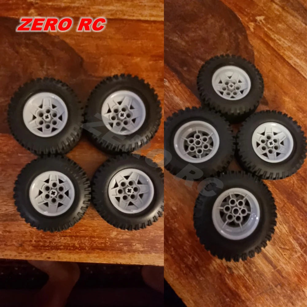 RC Crawler Car Soft 1.55" Off Road Mud Tires 76*27mm 95*35mm Foam Insert For D90 TF2 Tamiya CC02 LC70 MST JIMNY Blocks WHEEL