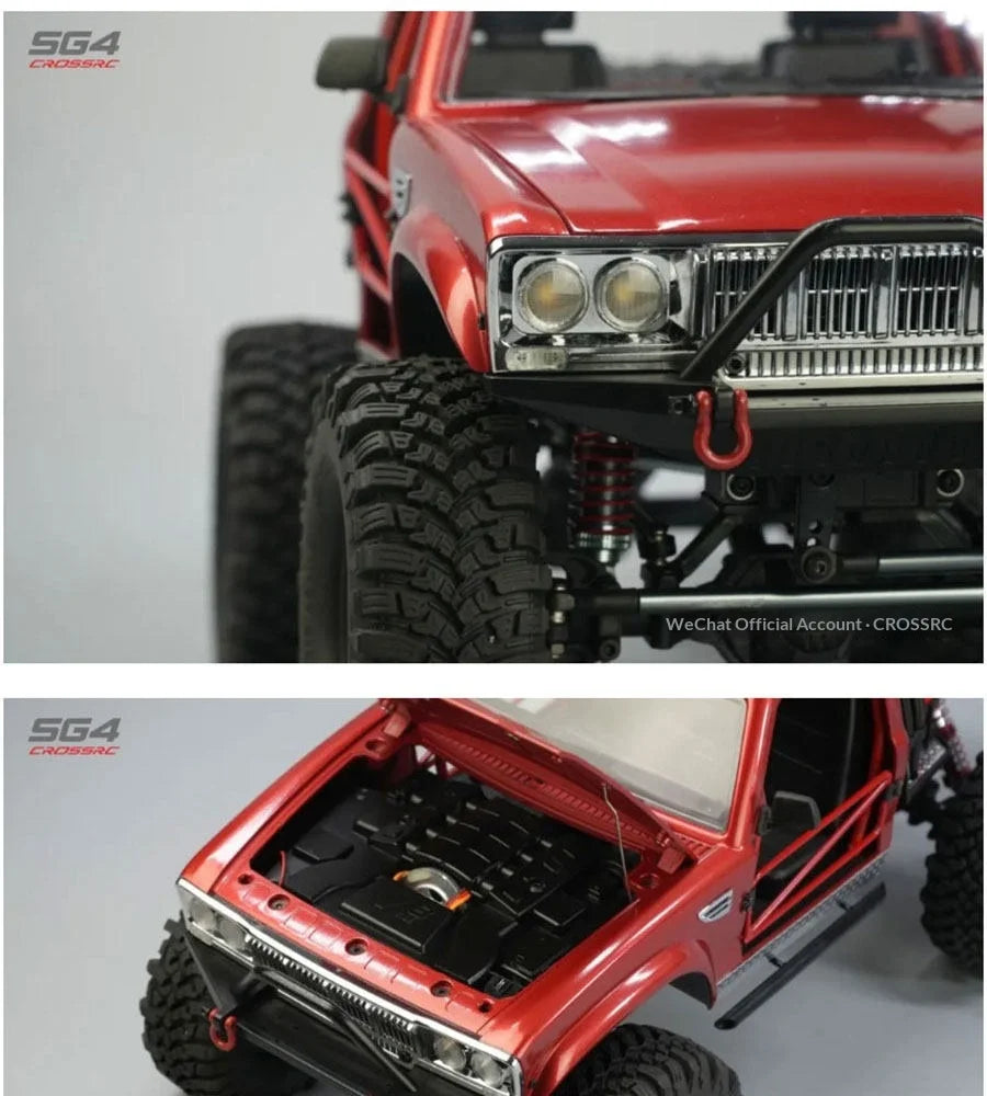 CROSSR Sg4 Half-Scale Sp4 Truck 1/10 Remote-Controlled Electric Four-Wheel-Drive Competitive Climbing Off-Road Vehicle Model