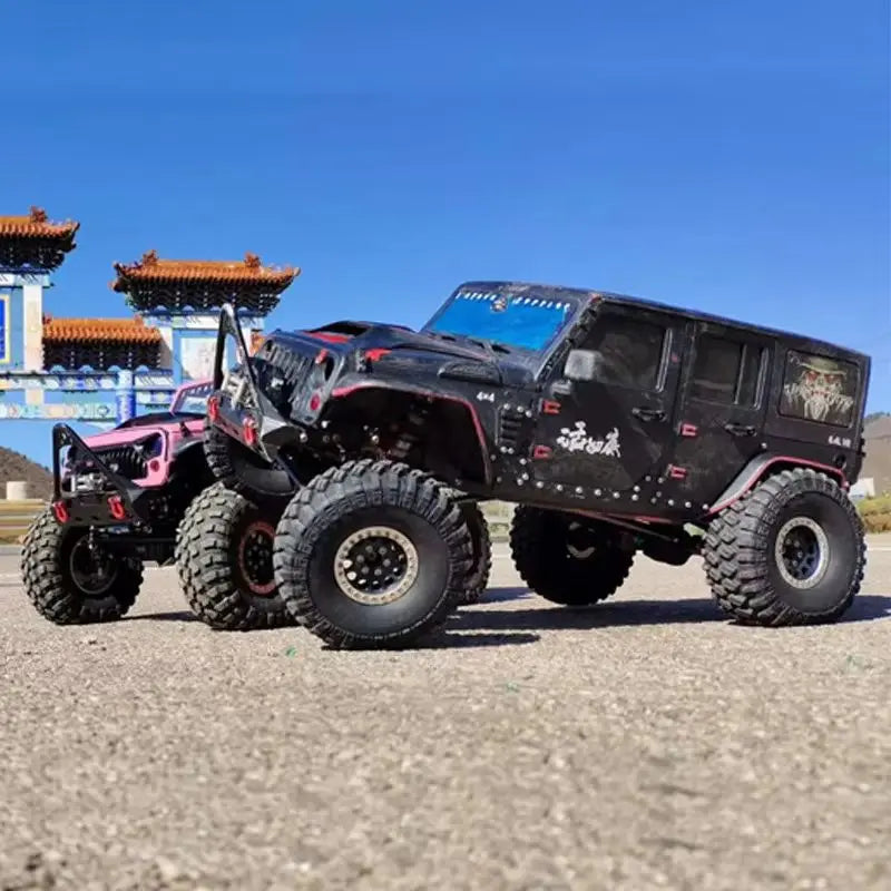 New Scx10 Simulation Climbing Car Wrangler Adult Remote Control Four-Wheel Drive Off-Road Rc Model Car Metal Frame