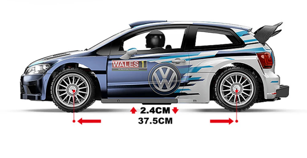 Licensed MJX Hyper Go 7304 1/7 4WD Brushless Rally RC Drift Car ARTR Remote Control Toy Racing Vehicle 4x4 Drive 60km/h