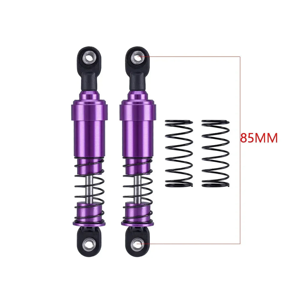 HooCrawler 75mm-115mm Big Bore Shocks with Oil Filled for 1/10 RC Crawler LCG Chassis Cheater Rigs Capra SCX10 TRX4 Gspeed V4