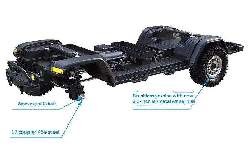 Maker model CK5812 remote control 1/7 electric four-wheel drive dual-speed differential lock off-road vehicle climbing car