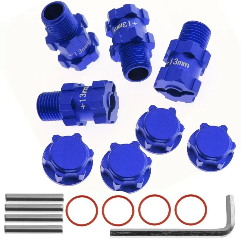 Metal 14mm to 17mm Wheel Hex Adapter for 1/10 ARRMA 3S SENTON VORTEKS Typhon Big Rock Granite RC Car Upgrade Parts