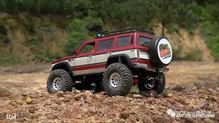 Crorc Su4 1/10 Four-Wheel Drive Rc Car Simulation Remote Control Electric Hard Shell Climbing Off Road Vehicle Model Toy Gift
