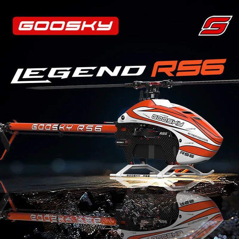 Goosky Rs6-600 Class Model Aircraft 3d Stunt Remote Control Helicopter Without Propeller Blades Or Electrical Equipment