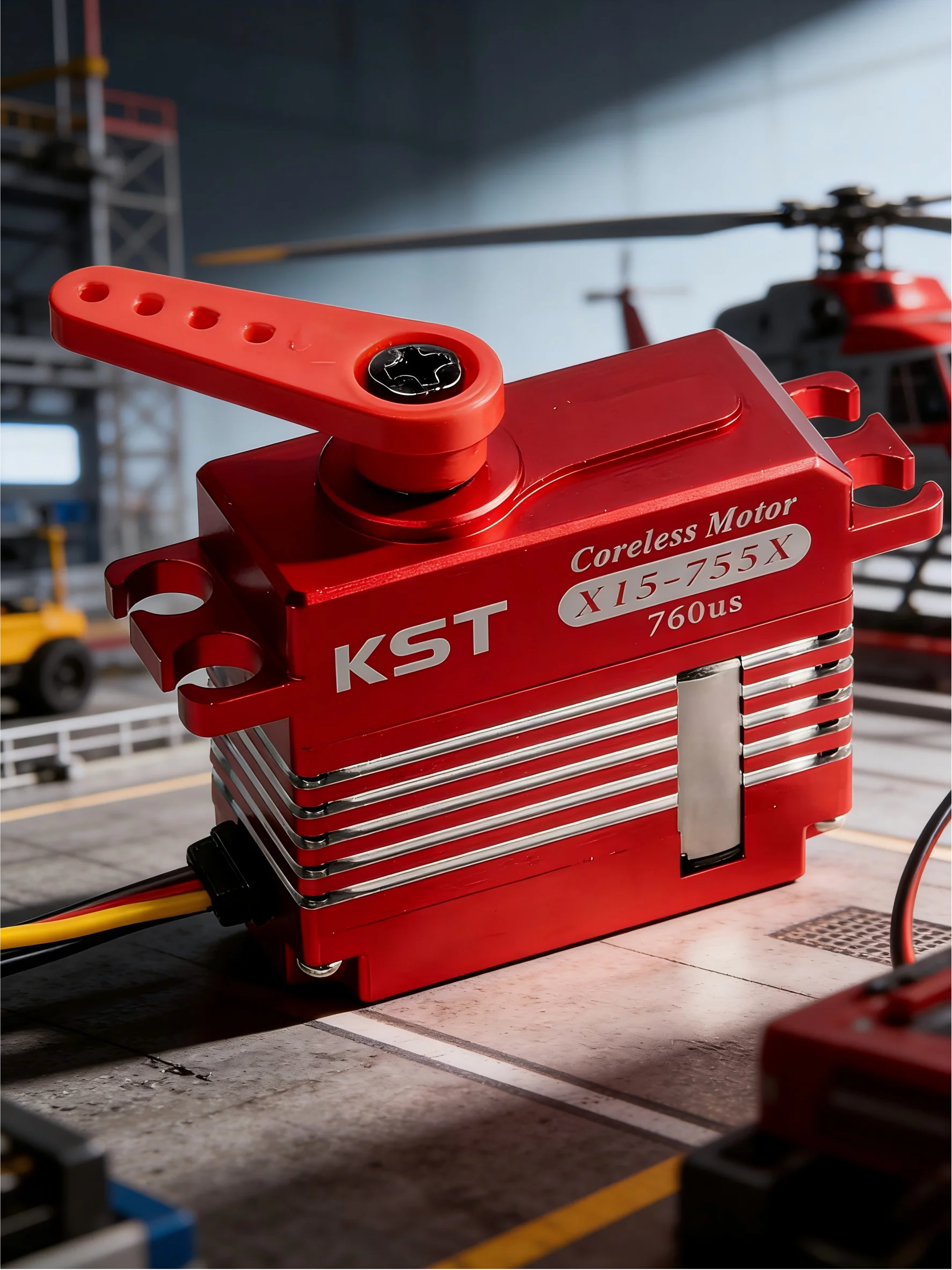 KST X15-755X 10.2Kgf.cm 0.04sec Coreless Mini Digital Metal Gear Tail Servo For RC Helicopters