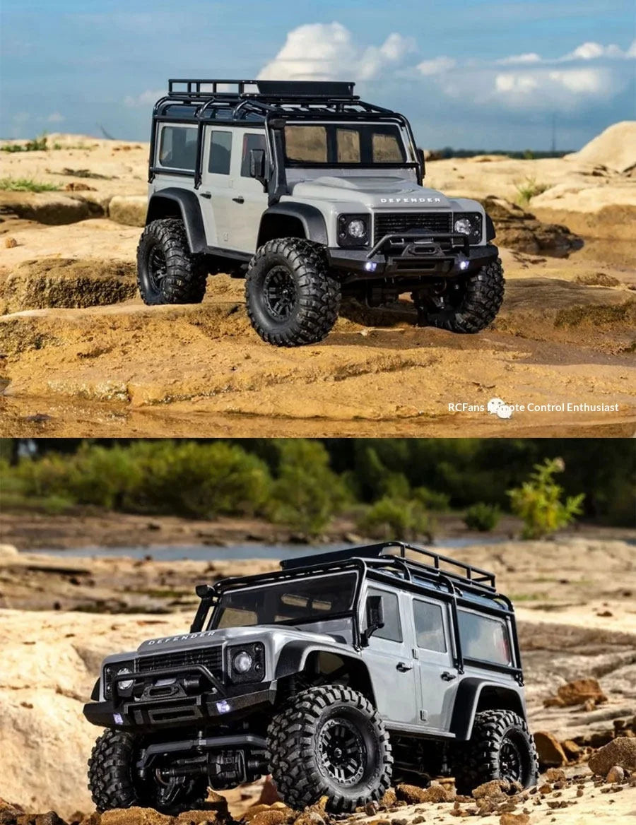 Traxxas TRX4M 1/18 Scale RC Crawler Electric Remote Control Land Rover Defender Bronco Off Road Vehicle Model 97054-1