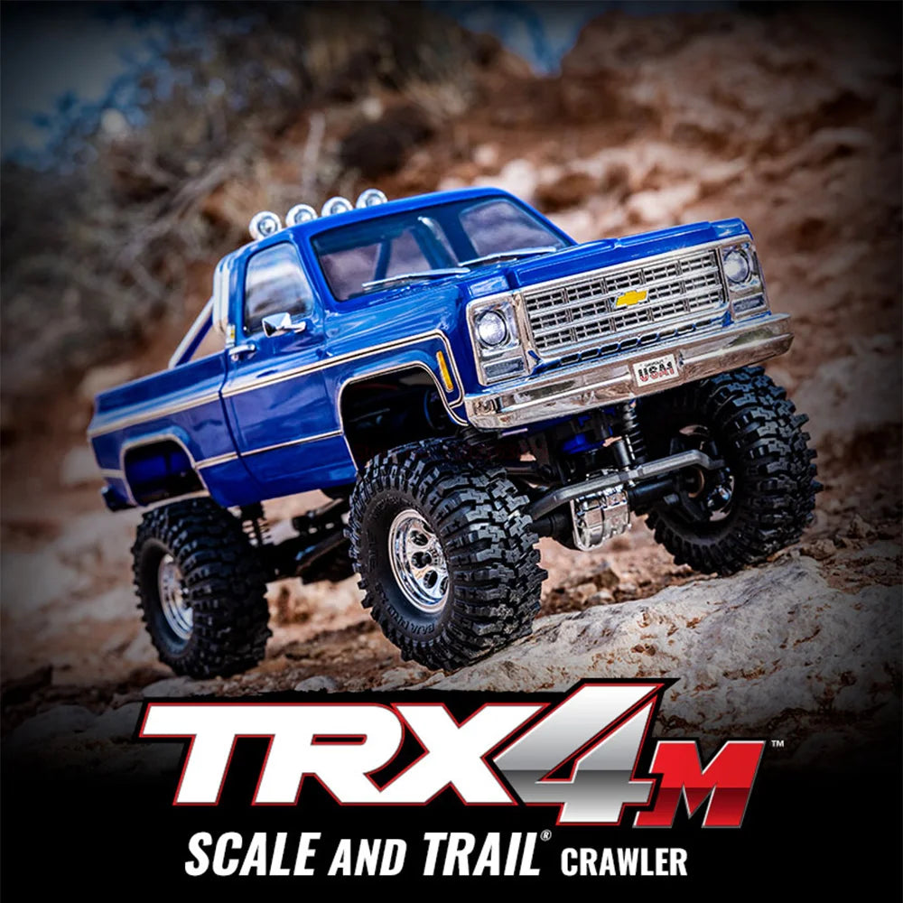 TRAXXAS 1/18 RC Car TRX4M K10 Heightening Crossing Version Of Climbing Car Off-road Vehicle Toys For Adult Kid Gift
