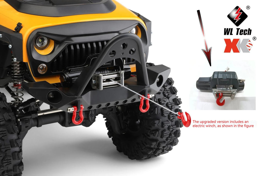 Wltoys 1:10 104020/104026/104010 Rc Car With Electric Winch Professional 4wd Off-Road Climbing Vehicle 2.4g Remote Control Toys