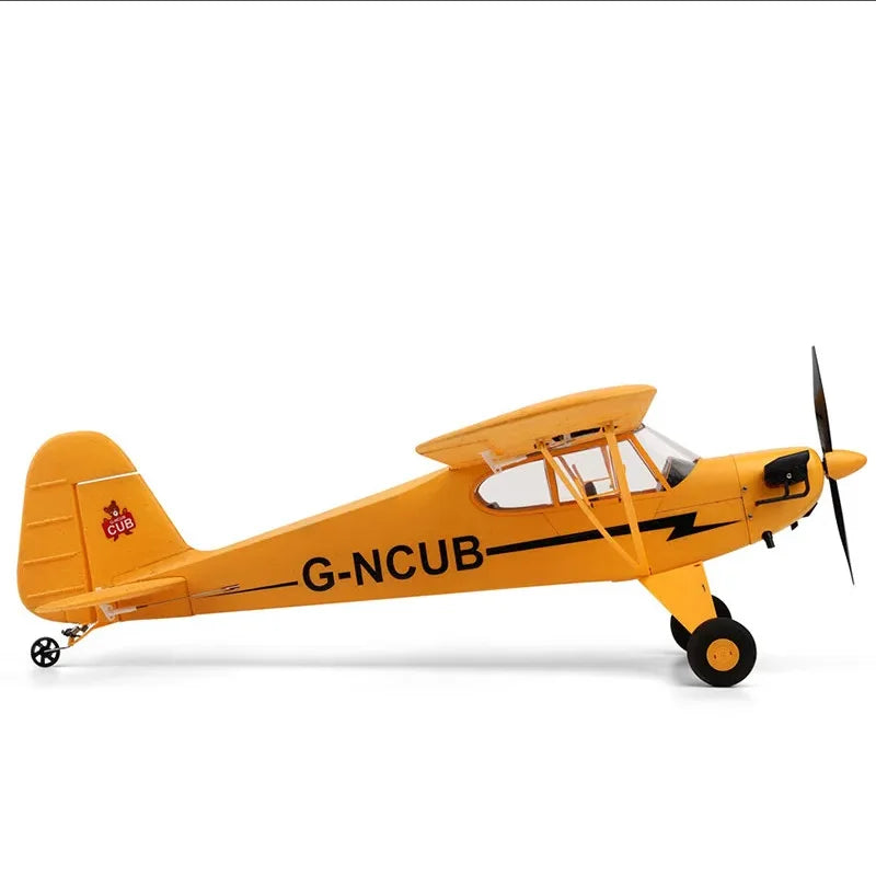 2024 RC Airplane WLtoys A160 Upgrade J3-CUB 5CH Remote Control Plane 3D/6G 1406 Brushless Motor Outdoor Foam Fixed-wing aircraft