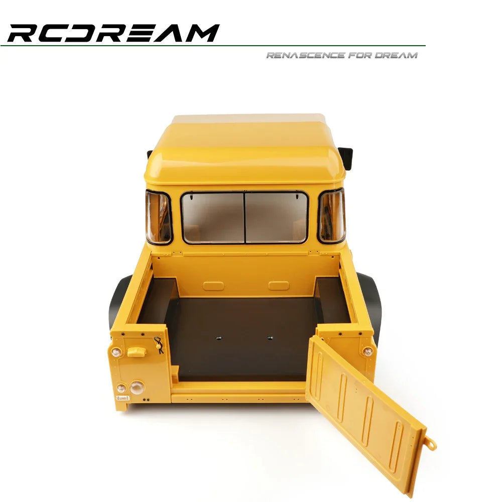 Metal Simulation 4 Doors DIY Pickup Truck Body Shell 313mm Wheelbase for 1/10 RC Crawler Car Traxxas TRX4 Defender RD110 Parts