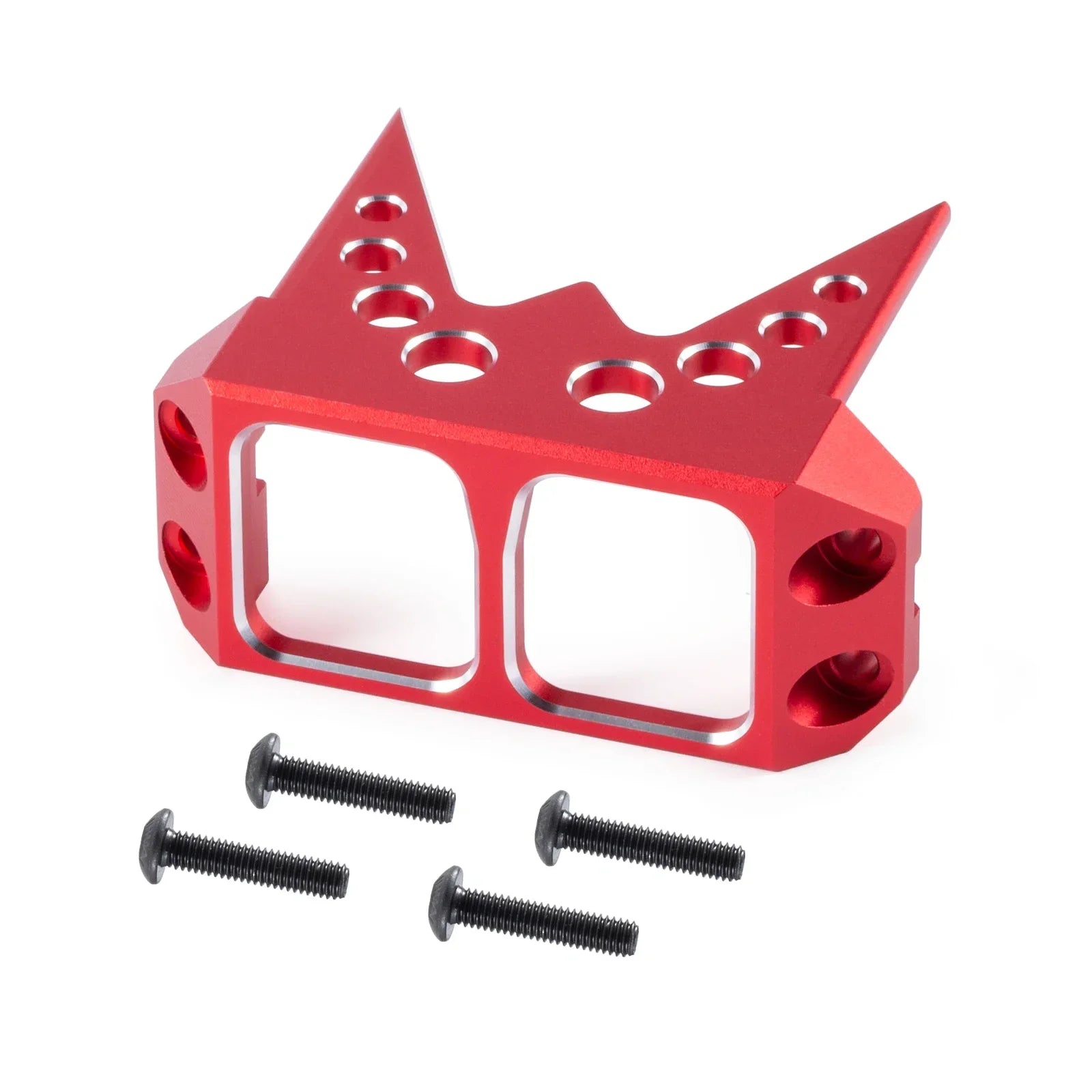 Aluminum Steering Servo Guard Armor Protective Cover Servo Mount for 1/10 RC Car Bouncer Axial Wraith 90018 RR10 Capra 1.9UTB