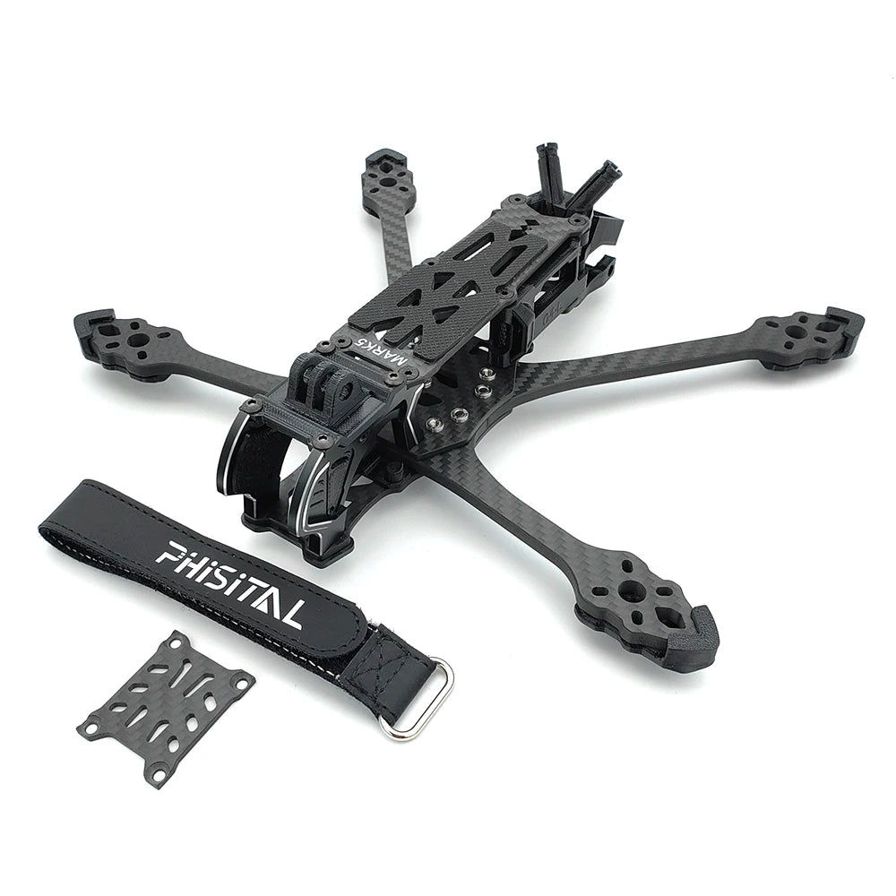 PhiSital Mark5 O4 Pro FPV Frame Kit  X/DC Vesion 5inch Carbon Fiber Quadcopter Racing Drone for RC freestyle DIY parts