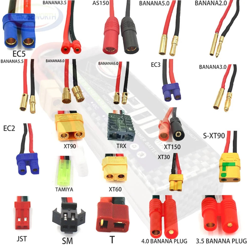 7.4V 11.1V 14.8V 18.5V 22.2V  2S 3S 4S 5S 6S 10000 12000 16000 22000mAh 25C RC LiPo Battery RC Car Agricultural Spraying Drone