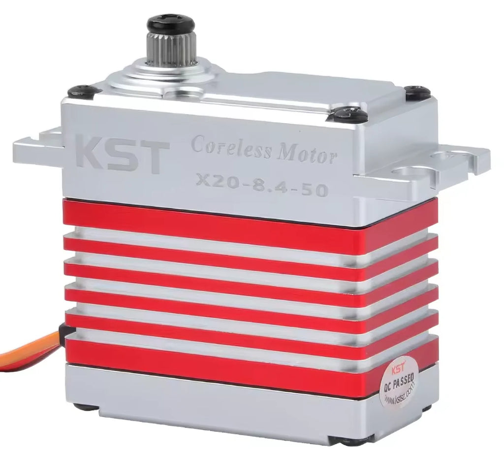 KST X20-8.4-50 V8.0 Brushless Metal Gear Digital Servo 0.15sec 45kg for Large Scale RC Plane 1/8 1/10 On-road Off-road RC Car