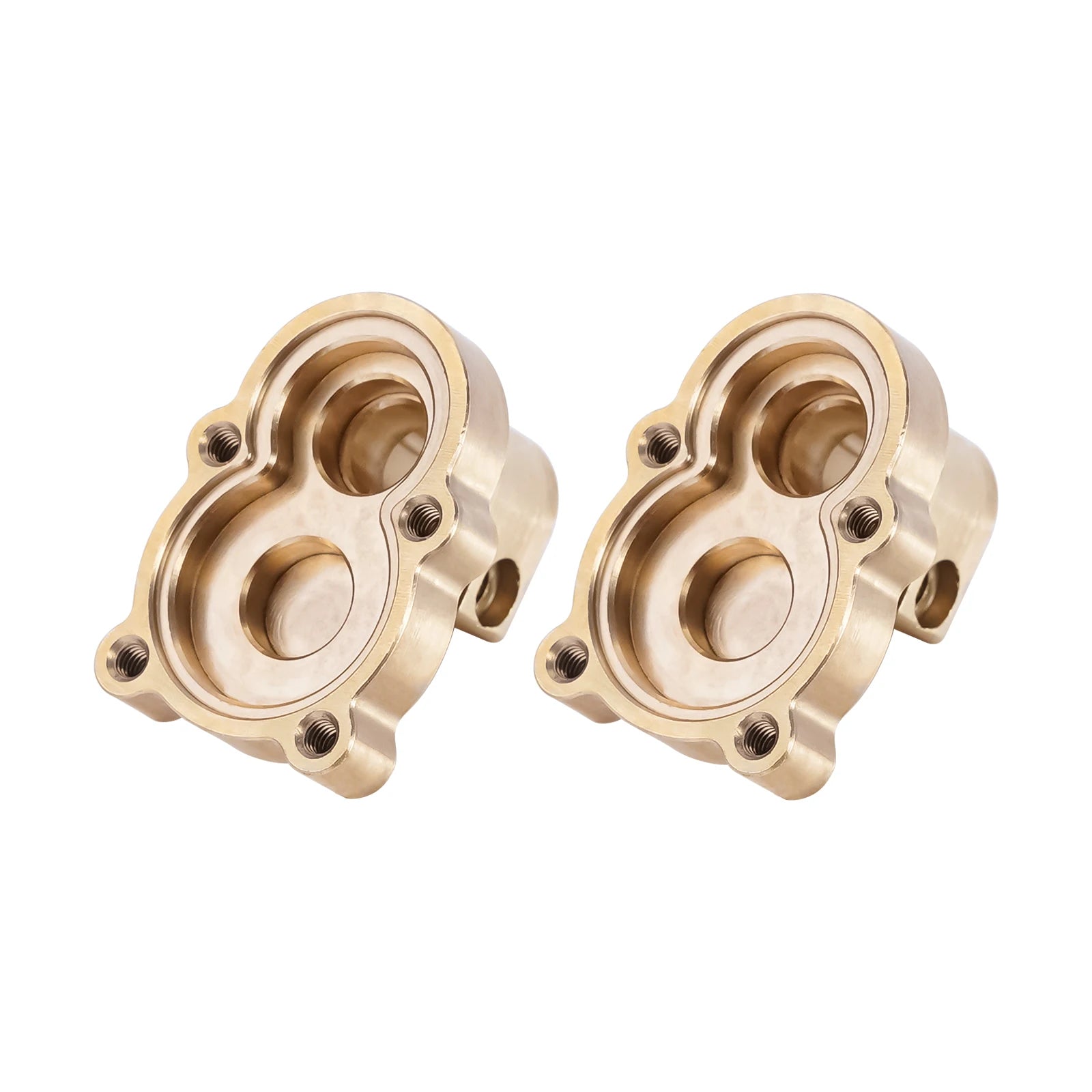 INJORA Brass Portal Drive Housing Steering Knuckles Upgrade Parts For 1/24 RC Crawler FMS FCX24 FCX18