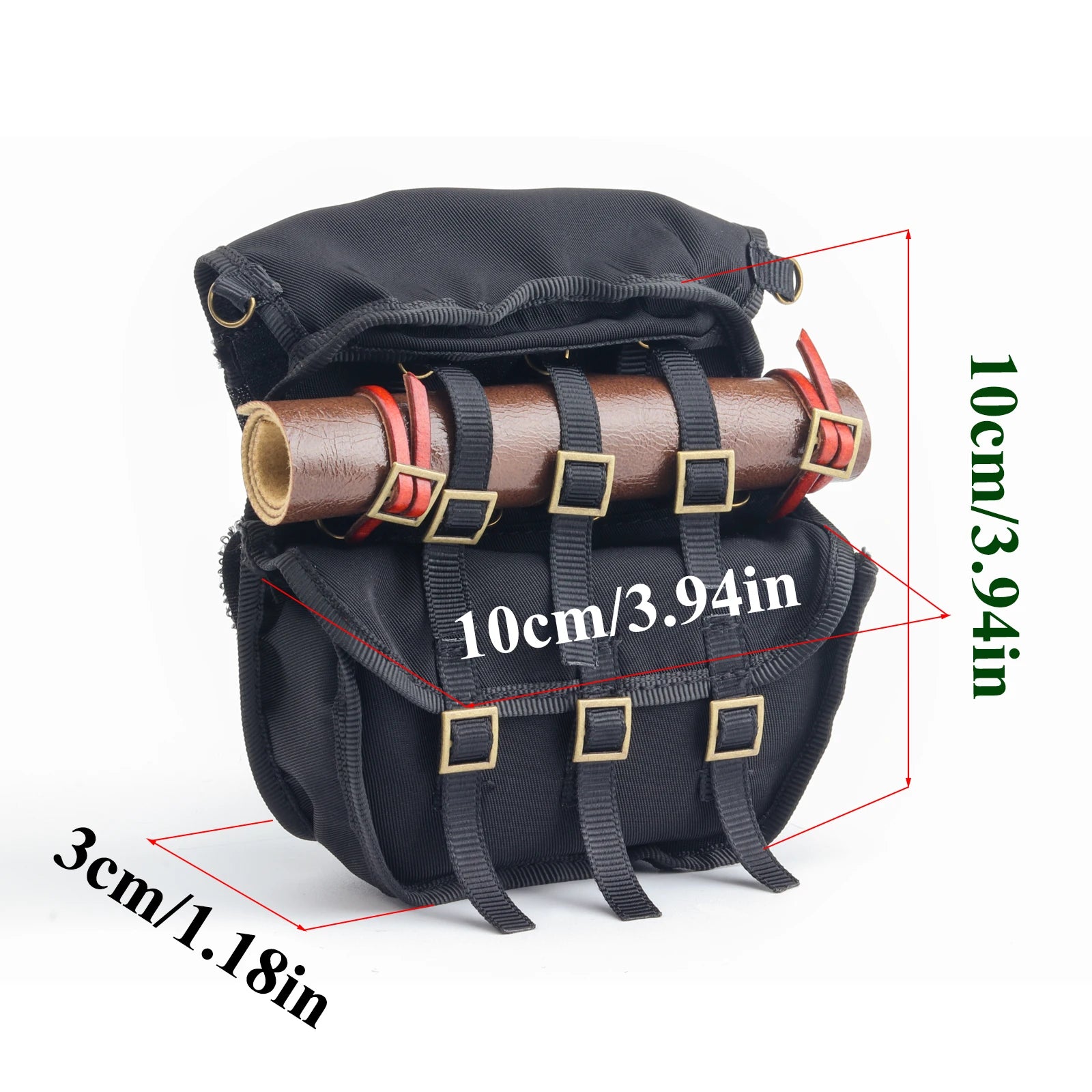 1.9inch 2.2inch Simulation Spare Tire Backpack Decoration Wheel Tires Storage Bags for 1/8 1/10 RC Crawler Car