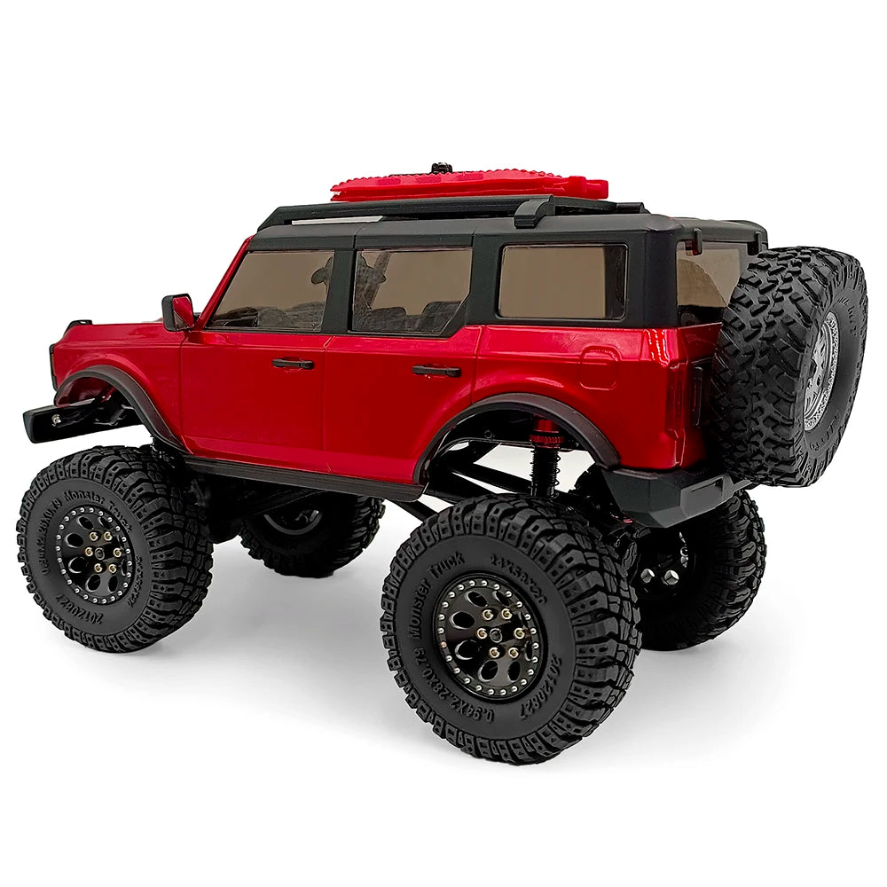YEAHRUN 4Pcs 1.0inch Soft Rubber Wheel Tires 50/54/58/62/64/65mm for TRX-4M 1/18 Axial SCX24 1/24 RC Crawler Car Upgrade Parts