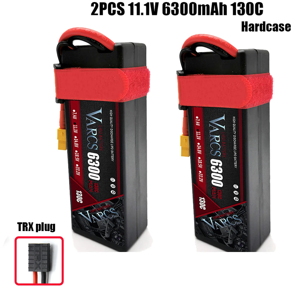 VARCS Lipo 3S 4S Lipo 14.8V 15.2V 11.1V 11.4V Battery 6500mah 7000mah  8400mah 9200mah 10000mah 6200ma 5200mah XT90 EC5 RC Car