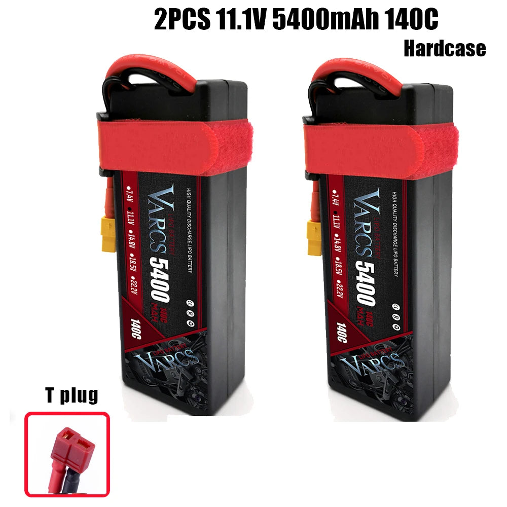 VARCS Lipo 3S 4S Lipo 14.8V 15.2V 11.1V 11.4V Battery 6500mah 7000mah  8400mah 9200mah 10000mah 6200ma 5200mah XT90 EC5 RC Car