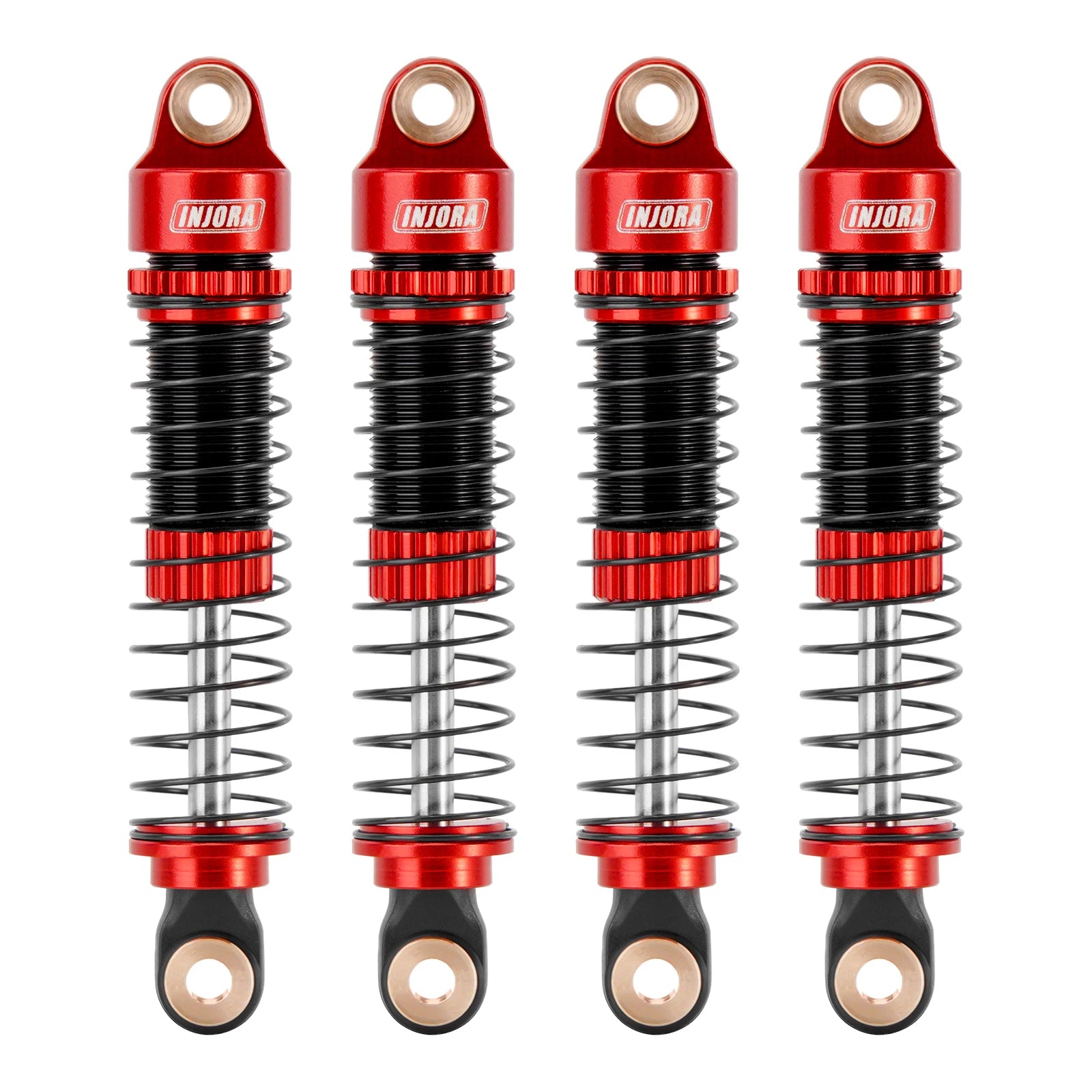 INJORA 53MM 59MM Threaded Shocks for 1/18 Redcat Ascent18 HPI Venture18