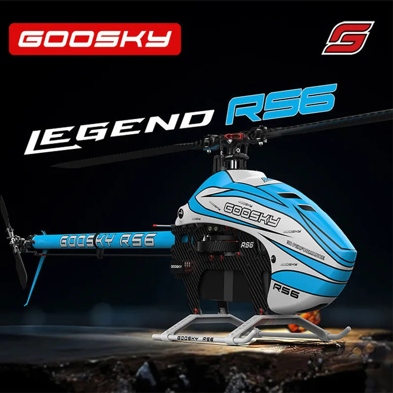 Goosky Rs6-600 Class Model Aircraft 3d Stunt Remote Control Helicopter Without Propeller Blades Or Electrical Equipment