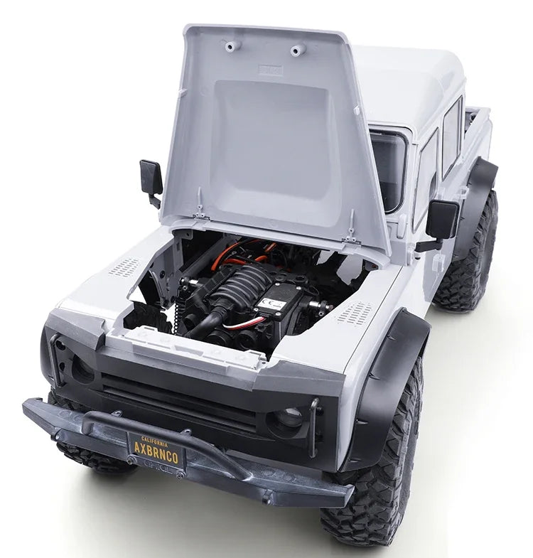 Metal Simulation 4 Doors DIY Pickup Truck Body Shell 313mm Wheelbase for 1/10 RC Crawler Car Traxxas TRX4 Defender RD110 Parts