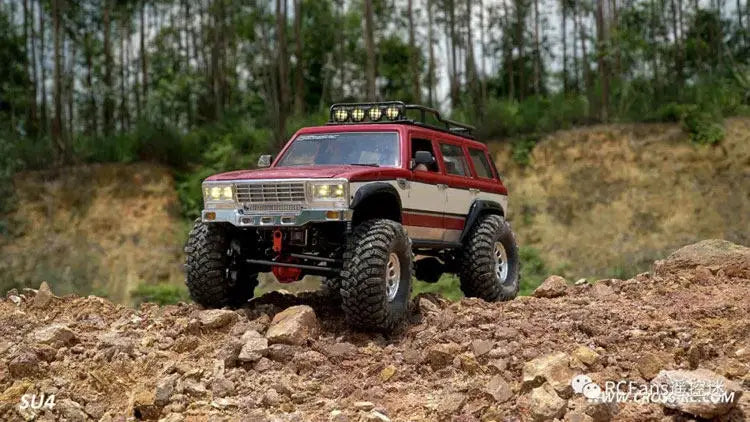 Crorc Su4 1/10 Four-Wheel Drive Rc Car Simulation Remote Control Electric Hard Shell Climbing Off Road Vehicle Model Toy Gift