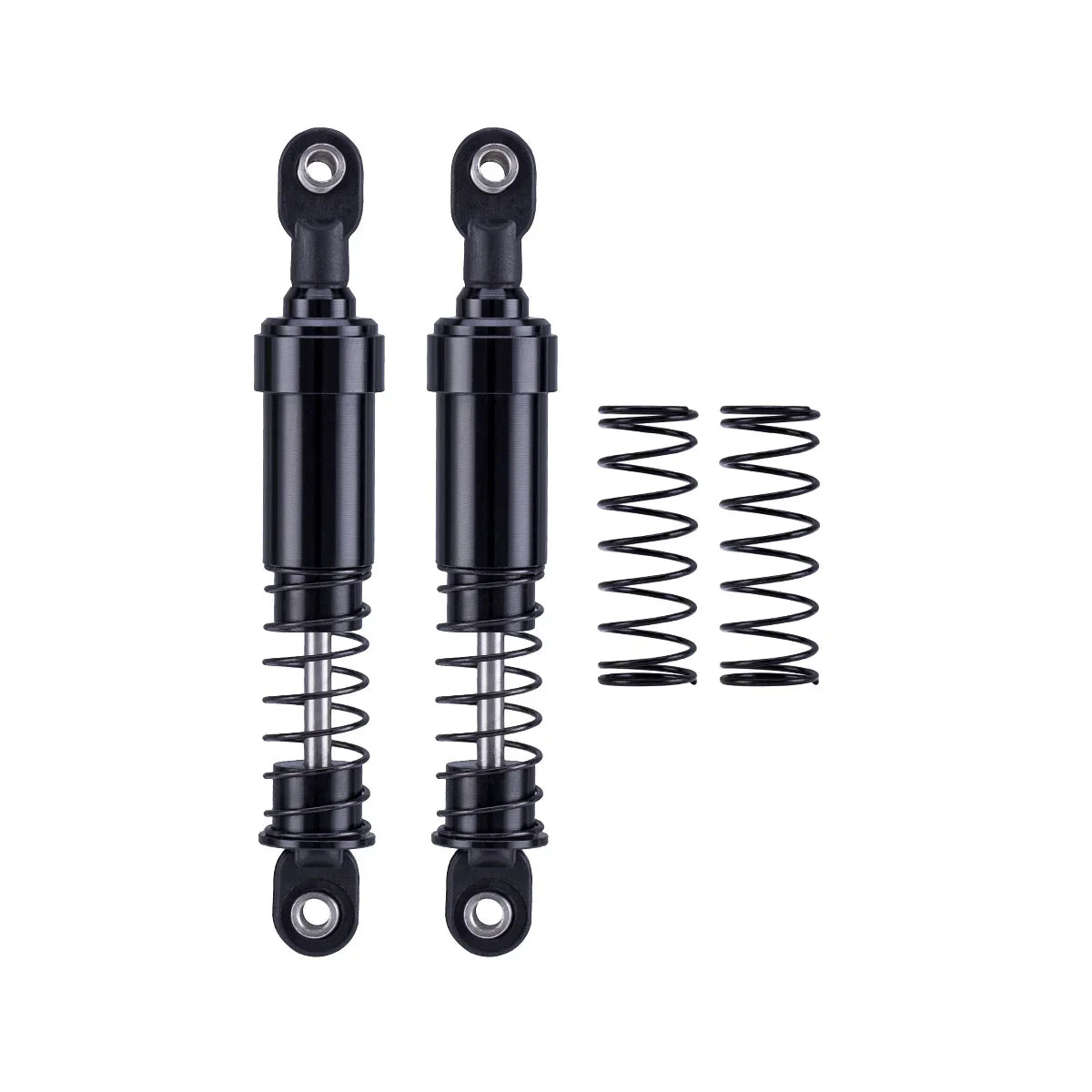 HooCrawler 75mm-115mm Big Bore Shocks with Oil Filled for 1/10 RC Crawler LCG Chassis Cheater Rigs Capra SCX10 TRX4 Gspeed V4