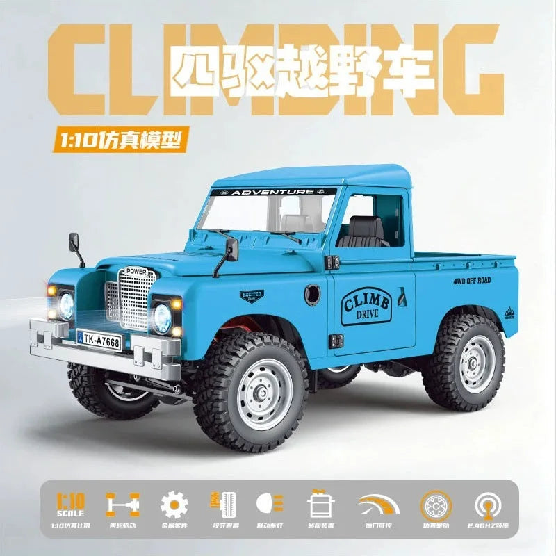1:10 full scale pickup truck 4X4 professional remote control vehicle Defender simulated off-road climbing vehicle RC CAR