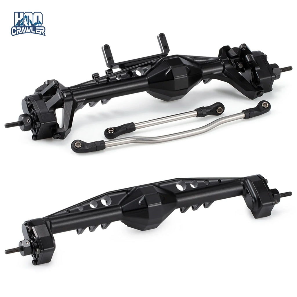 CNC Aluminum F9 Offset Portal Axle with Servo Mounts for 1/10 RC Crawler Axial Capra 1.9 UTB LCG Chassis Cheater Rigs