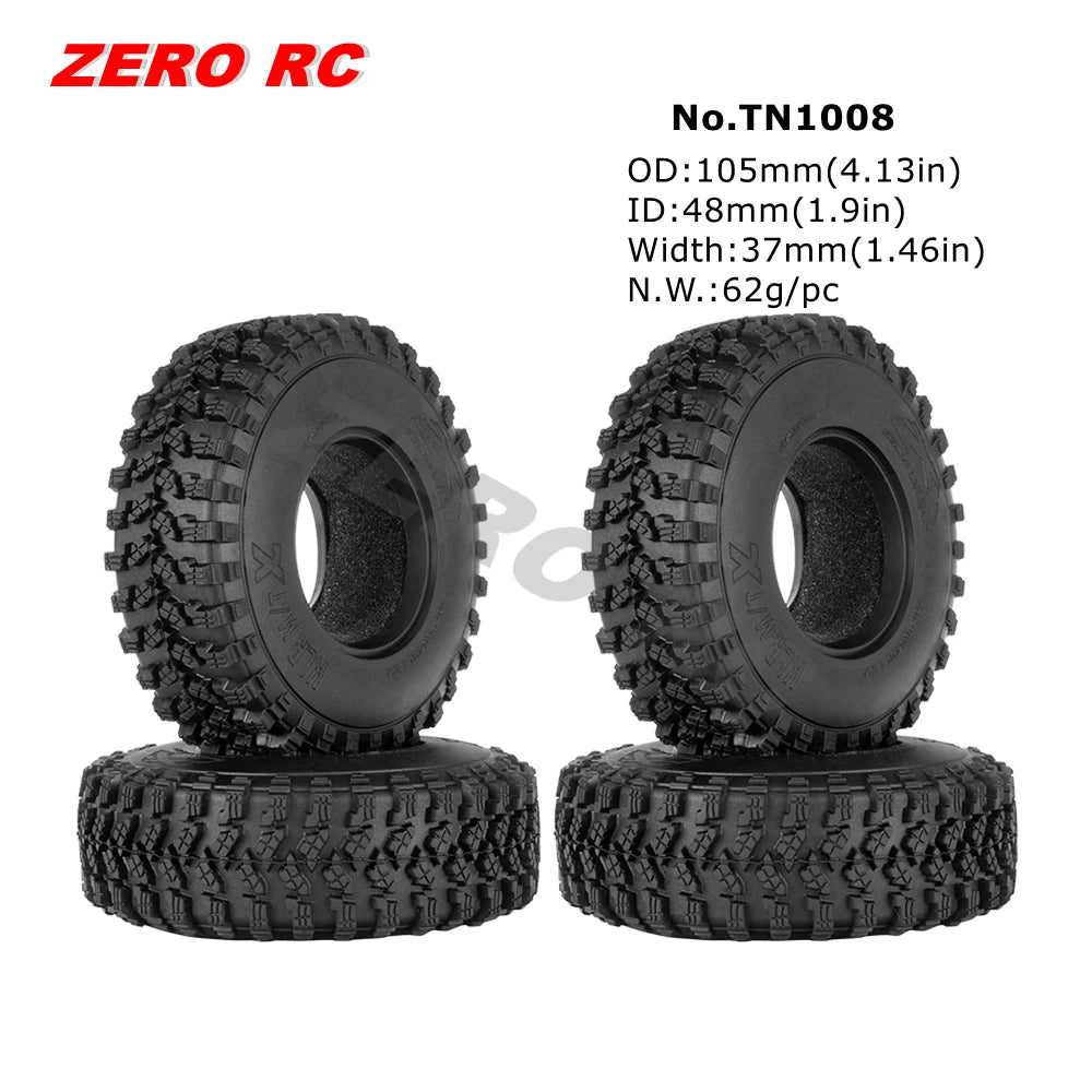 RC TRUCK 1.9" Rock Crawler Tires 90-117mm Tyre For 1/10 Off Road AXIAL SCX10 II III CAPRA TRAXXAS TRX-4 RGT MST RC4WD D90 WHEEL