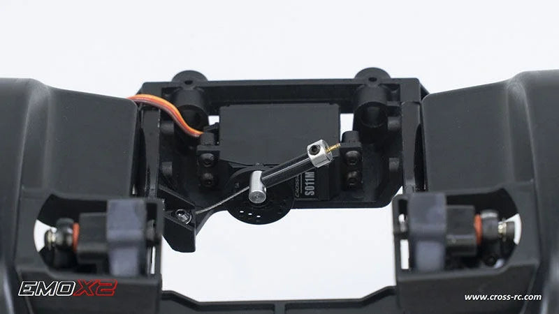 Cro 1/8 Rc Car Remote Control Electric Emo X2 Lion Differential Lock Dual Speed Door Bridge Climbing Off-Road Vehicle Model Gift